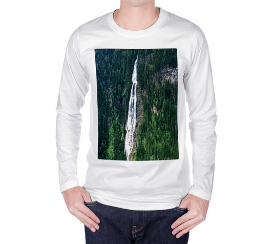 Lake Waterfall Long Sleeve T-Shirt