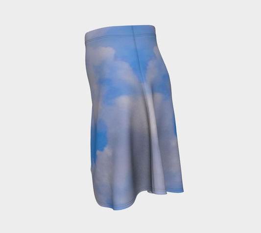 Cloudy Daze Flare Skirt