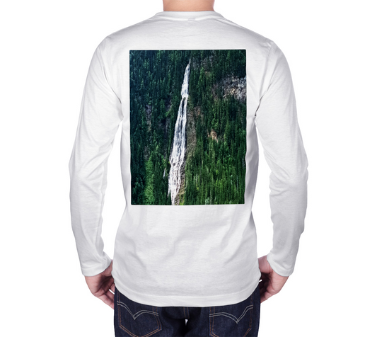 Lake Waterfall Long Sleeve T-Shirt