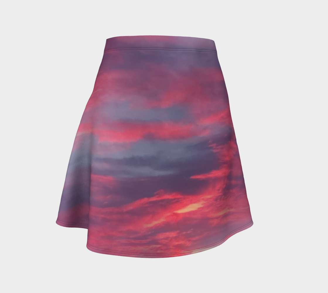 Tickled Pink Flare Skirt