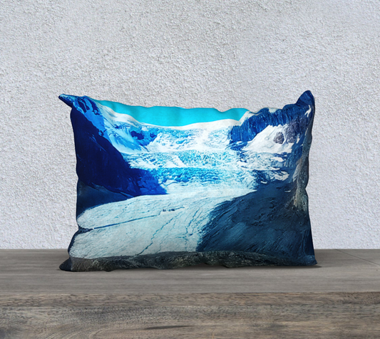 Ice Fields #1 26"X14" Pillow Case