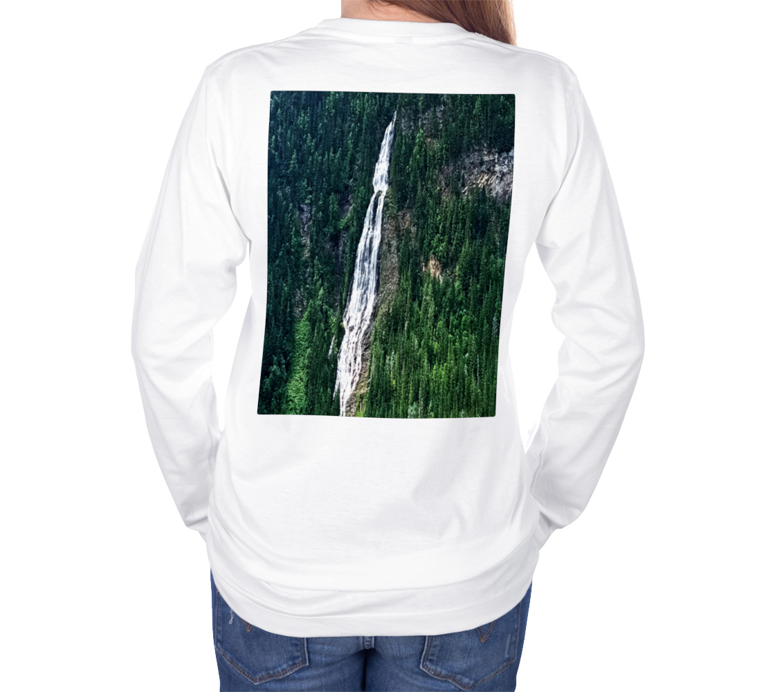 Lake Waterfall Long Sleeve T-Shirt