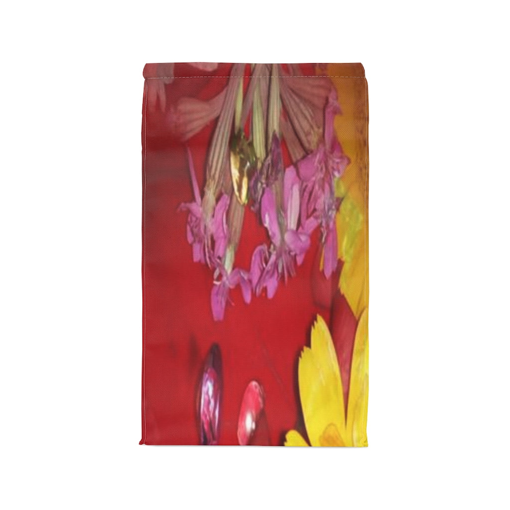 Flower Power Polyester Lunch Bag