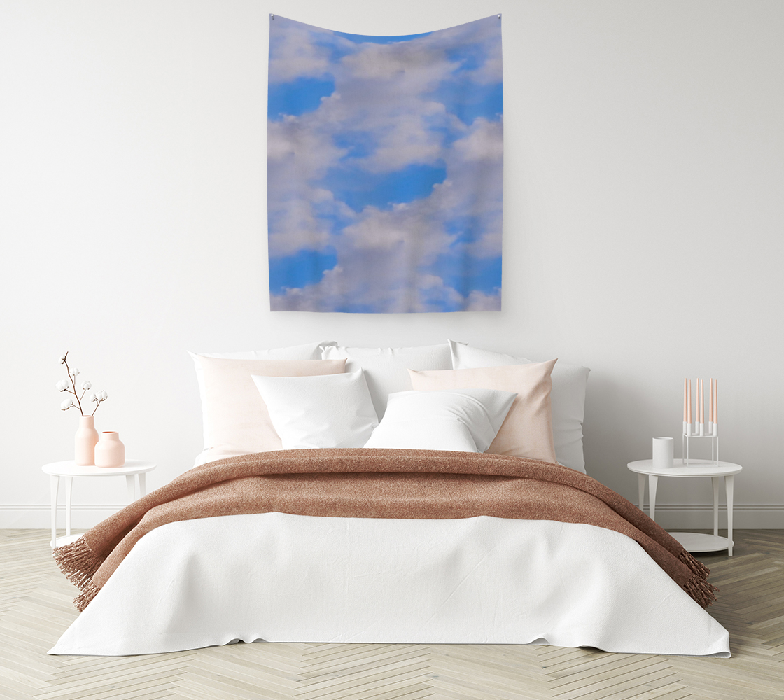 Cloudy Daze Wall Tapestry Portrait