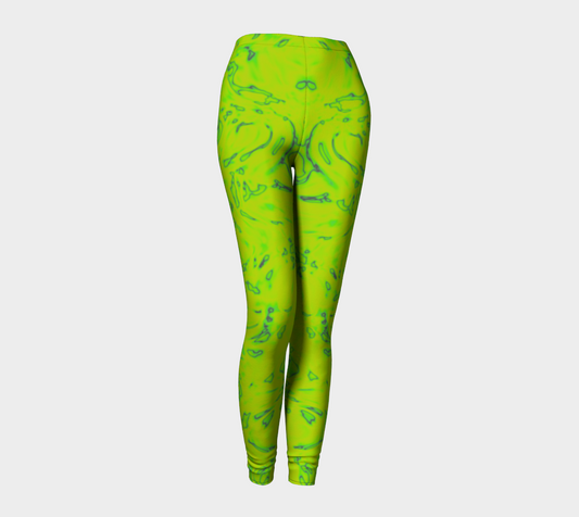 Rorschach Green Leggings