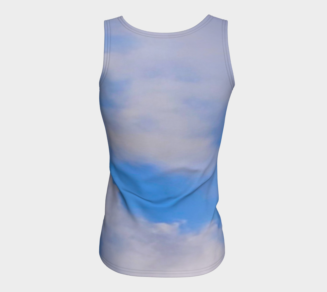 Cloudy Daze Fitted Tank Top