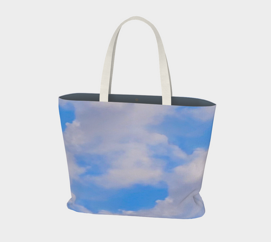 Cloudy Daze Large Tote Bag