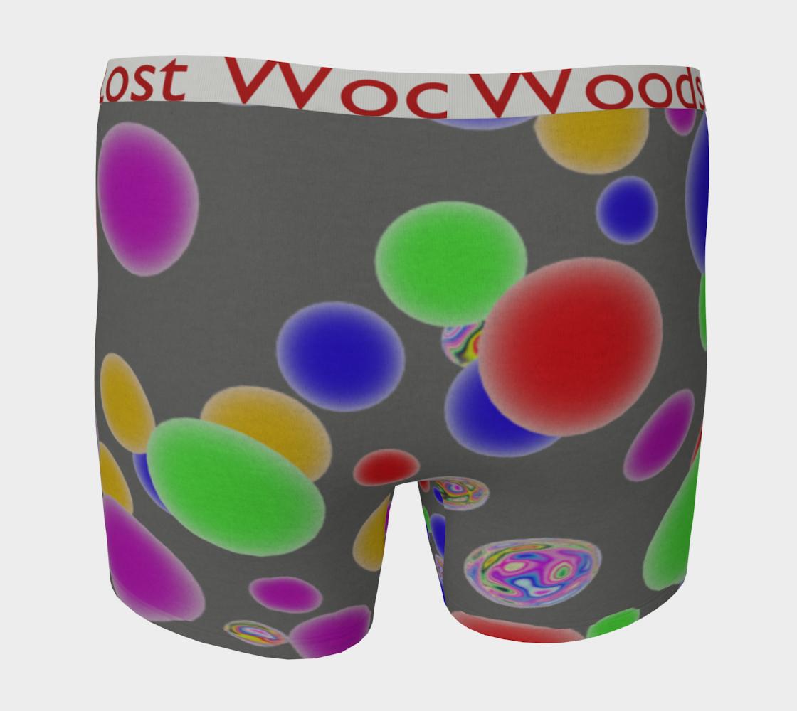 "Ball Pit Dark" Boxer brief's. For sale from Lost Woods Arts