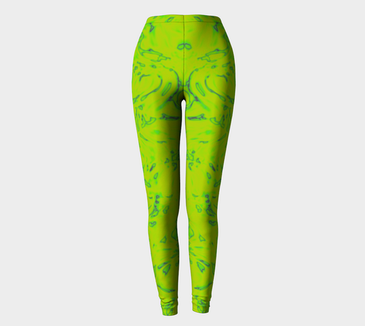 Rorschach Green Leggings