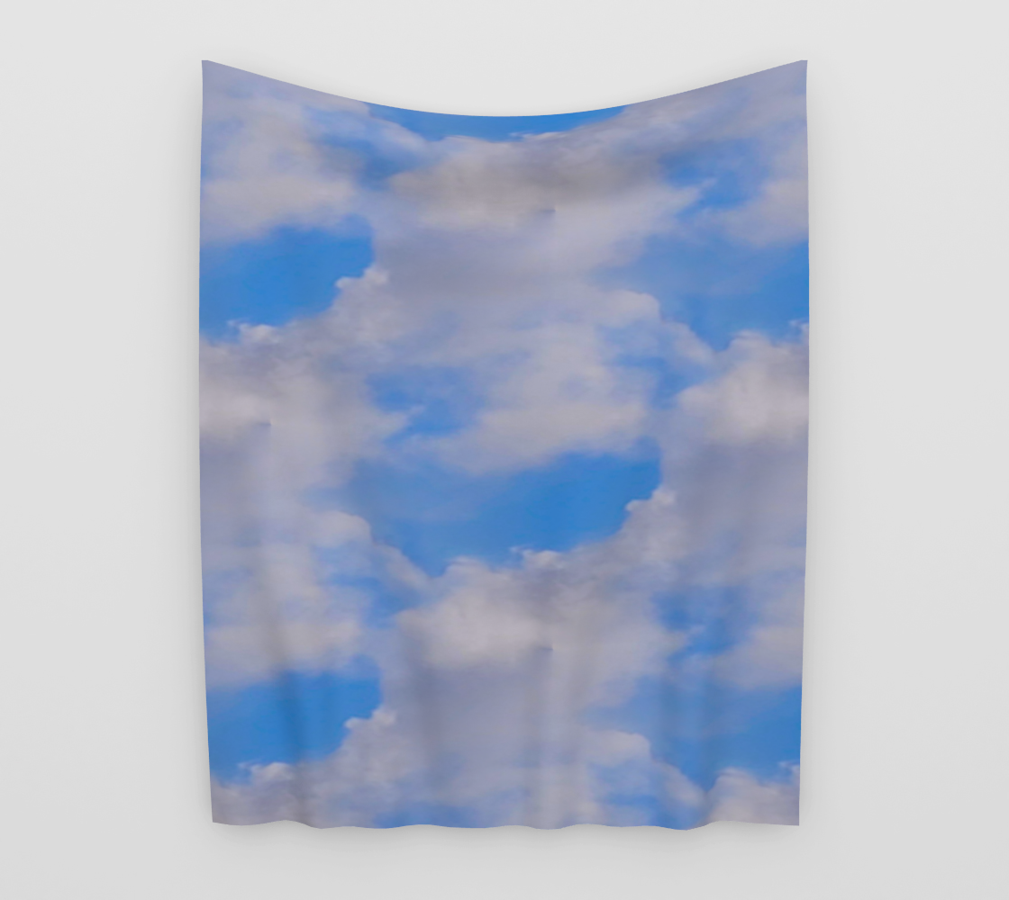 Cloudy Daze Wall Tapestry Portrait