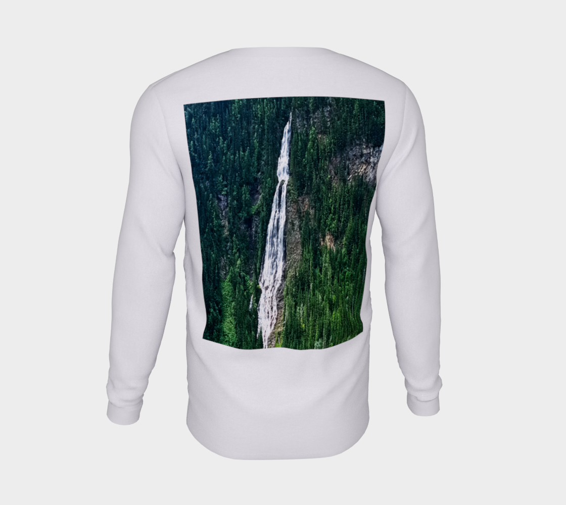 Lake Waterfall Long Sleeve T-Shirt