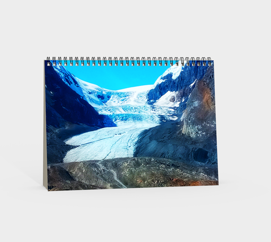 Ice Fields 1 Spiral Notebook