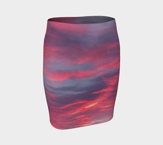 Tickled Pink Fitted Skirt