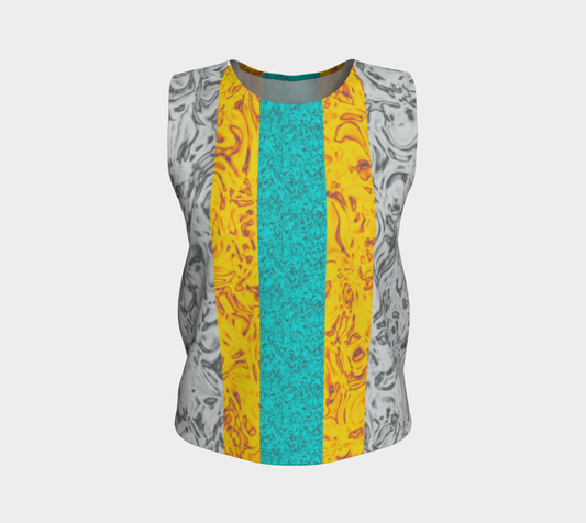 Rorschach B.O.W Striped Loose Tank  Long