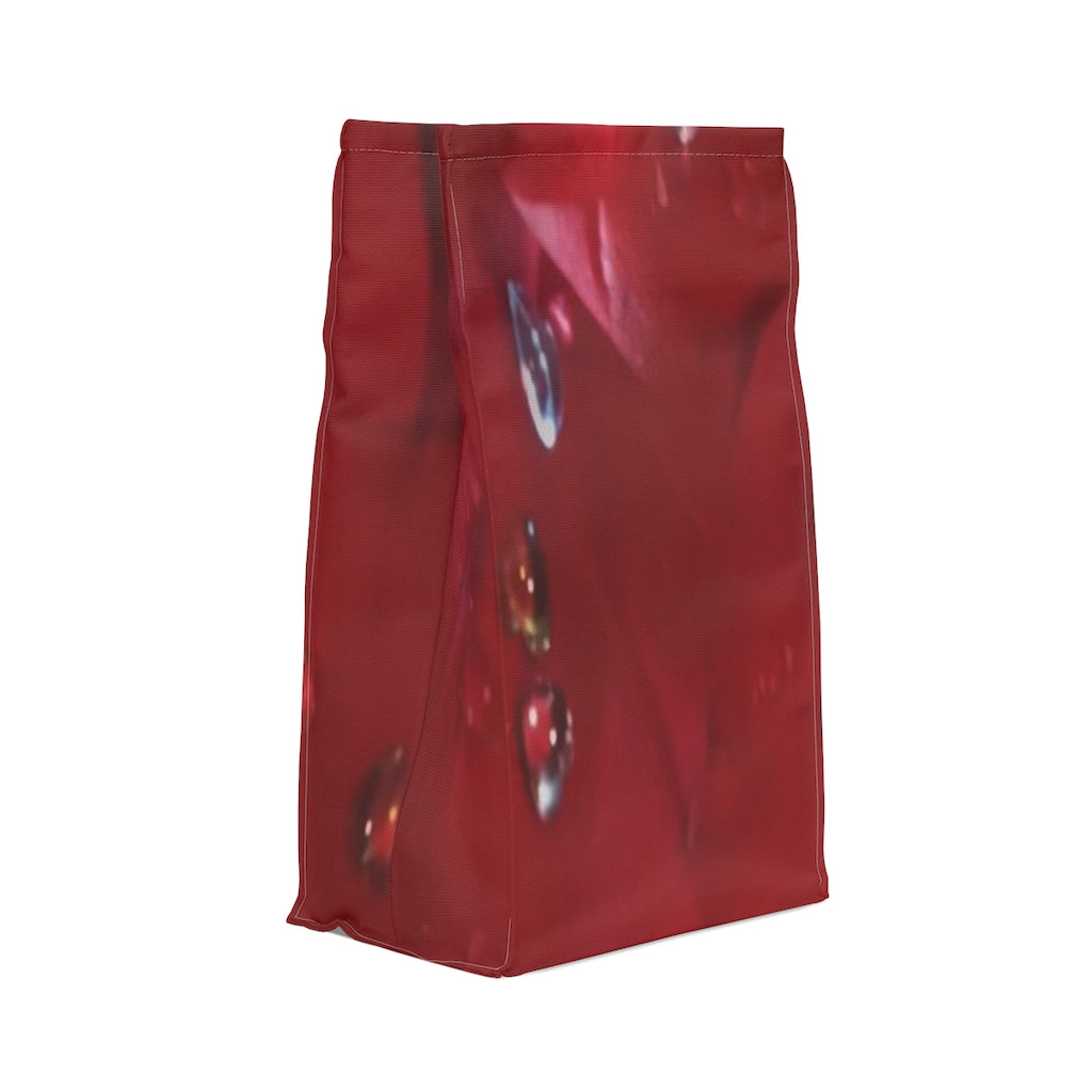 Jeweled Rose Polyester Lunch Bag