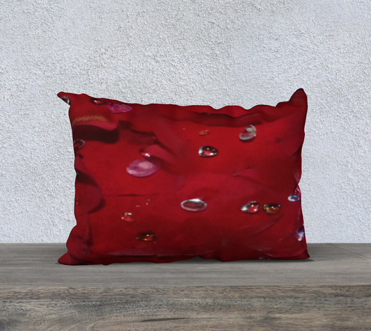 20"X14" Jeweled Rose Pillow Case