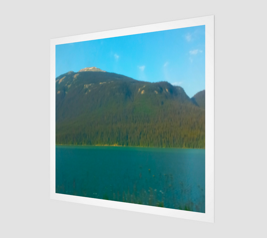 Mountain Bay #1 Art Print