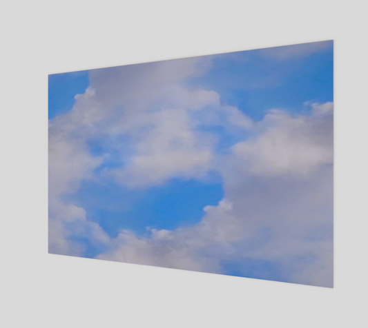 Cloudy Daze Landscape Poster