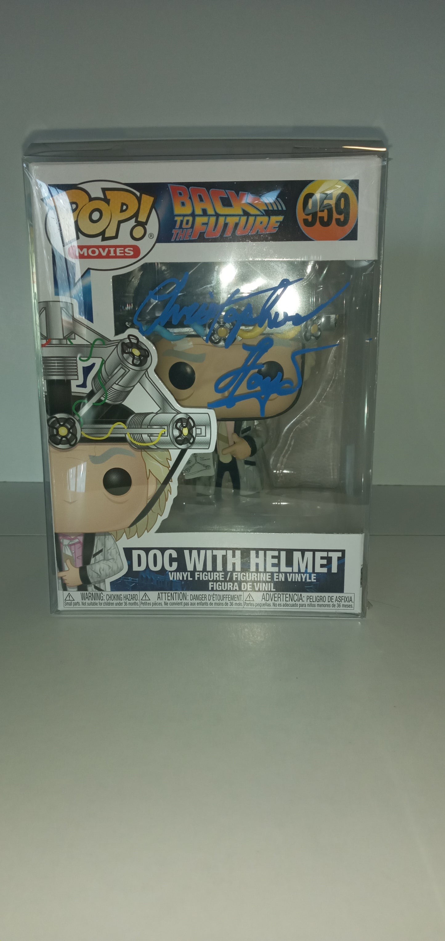 Christopher Lloyd Signed Back To the Future Funko Pop #959