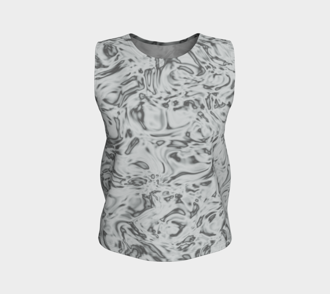 Rorschach White Loose Tank Top Long CAN