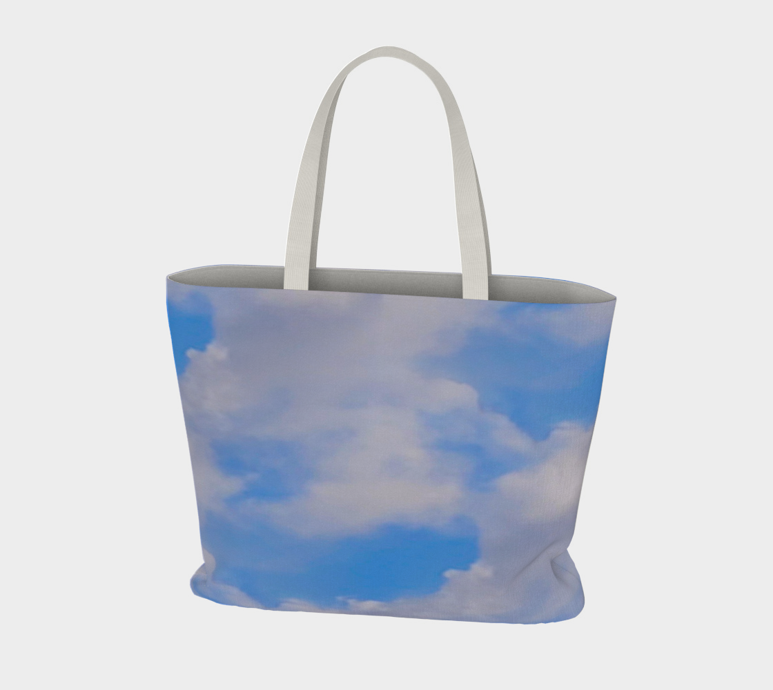 Cloudy Daze Large Tote Bag