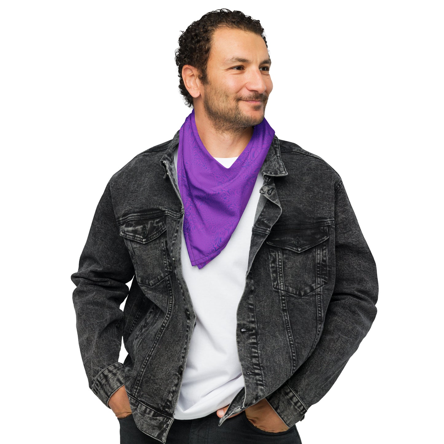 Light Purple Tiger bandana