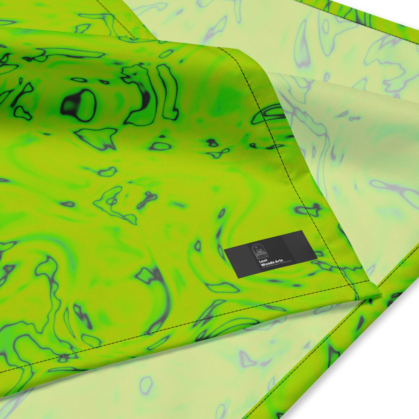 Rorschach Green bandana