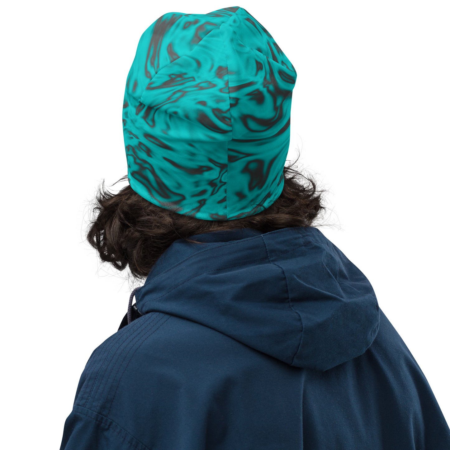 Rorschach Blue Beanie