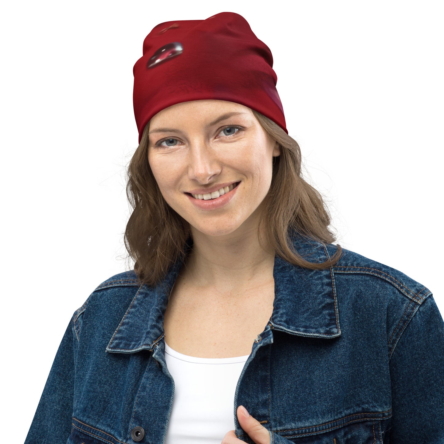 Jeweled Rose Beanie