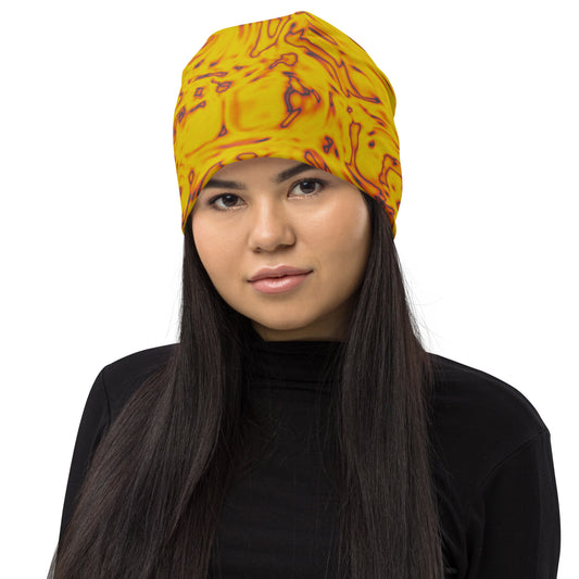 Rorschach Orange Beanie