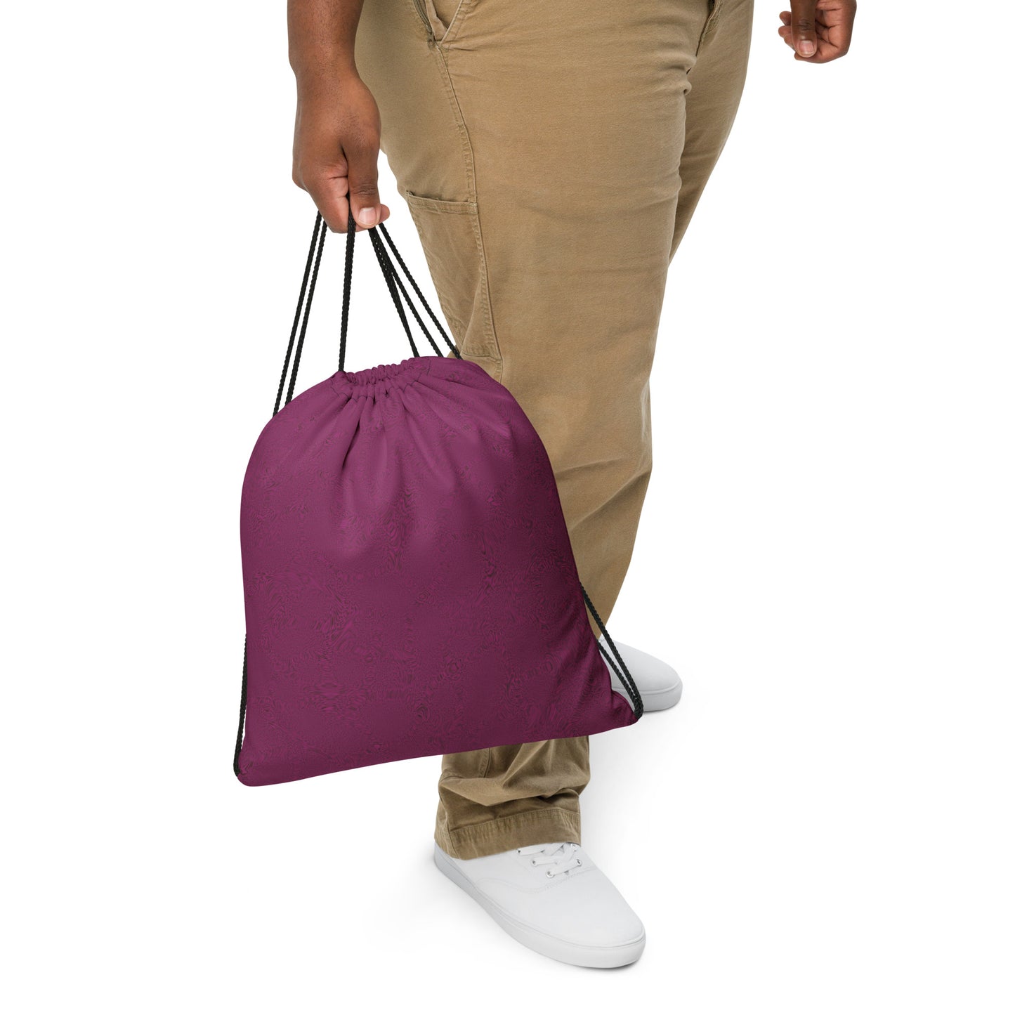 Light Purple Drawstring bag