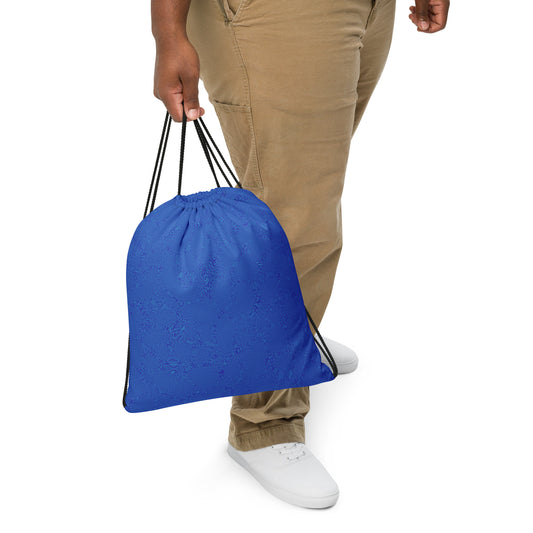 Blue Tiger Drawstring bag