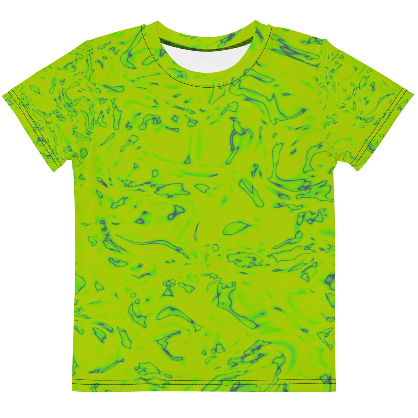 Rorschach Green Kids crew neck t-shirt