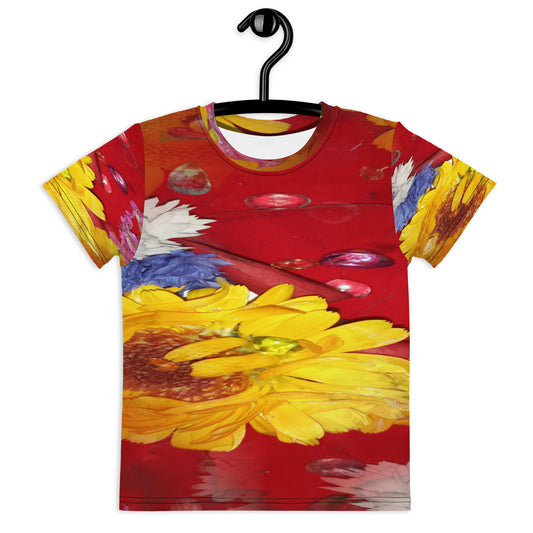 Flower Power Kids crew neck t-shirt