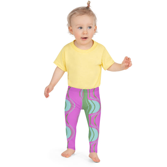 The Far Out Wave Kid's Leggings