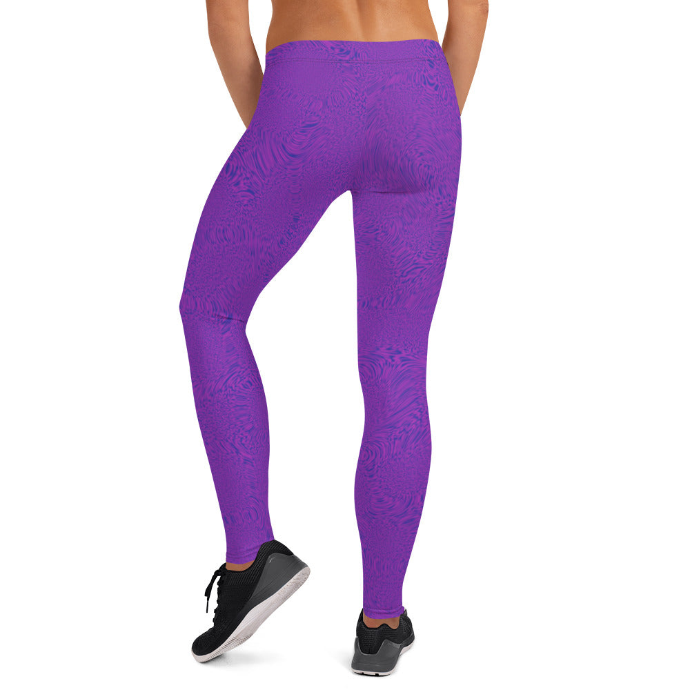 Dark Purple Tiger Leggings