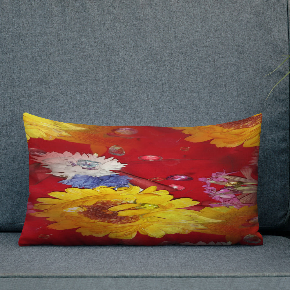 Flower Power Premium Pillow