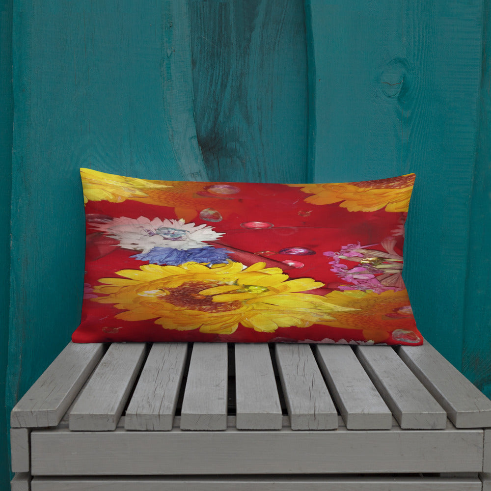 Flower Power Premium Pillow