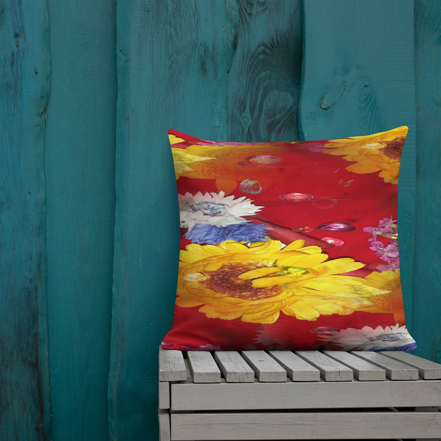 Flower Power Premium Pillow