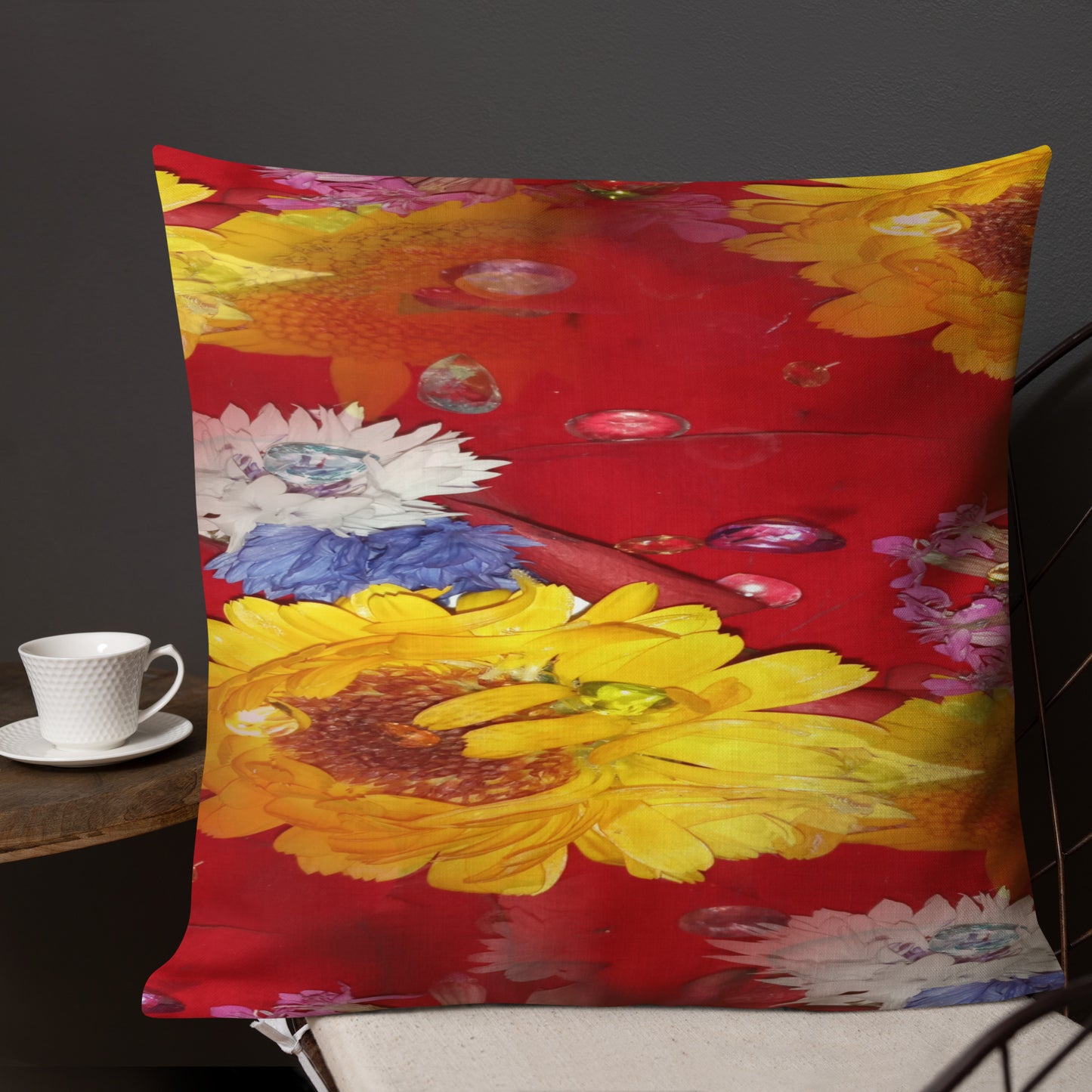 Flower Power Premium Pillow