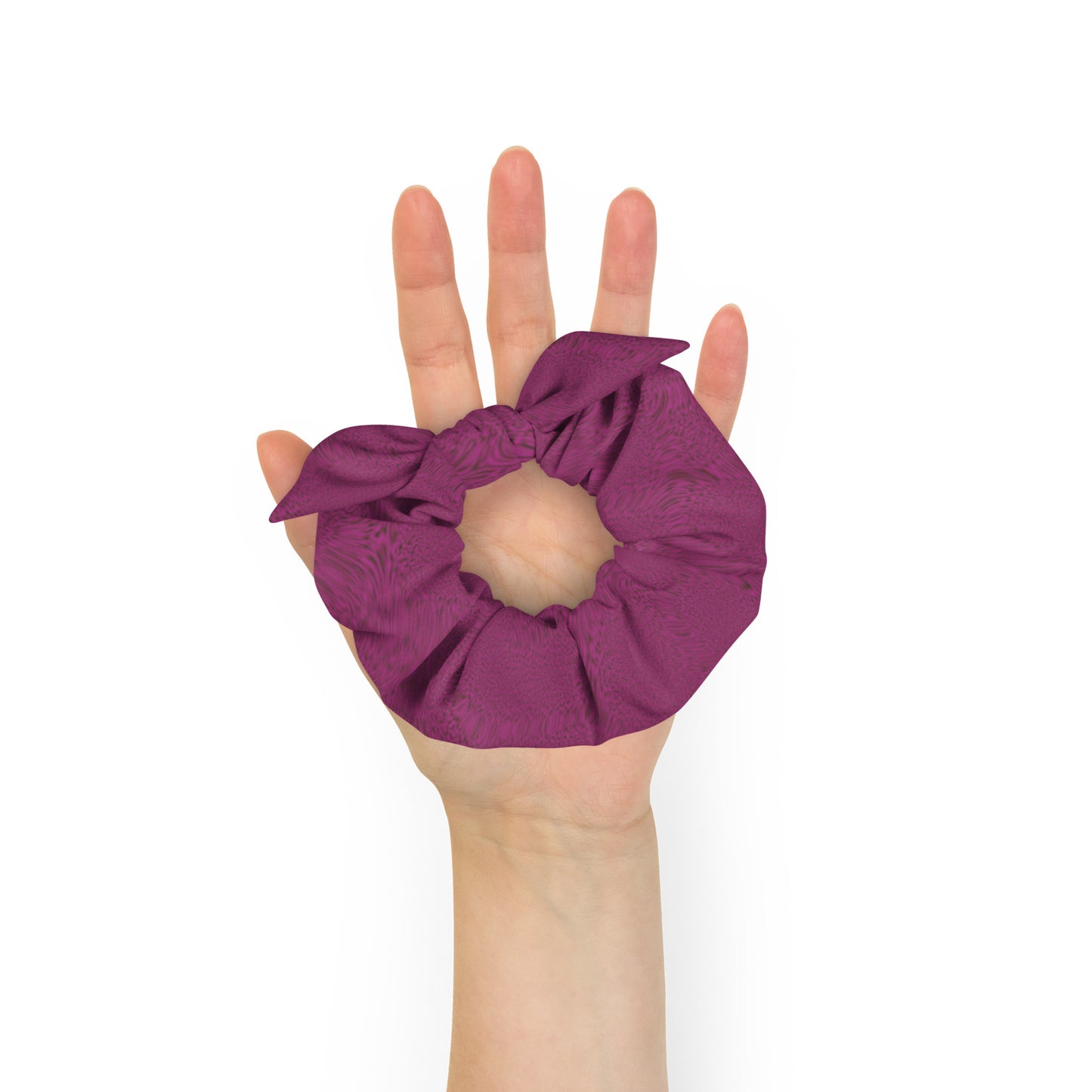 Light Purple Tiger Recycled Scrunchie