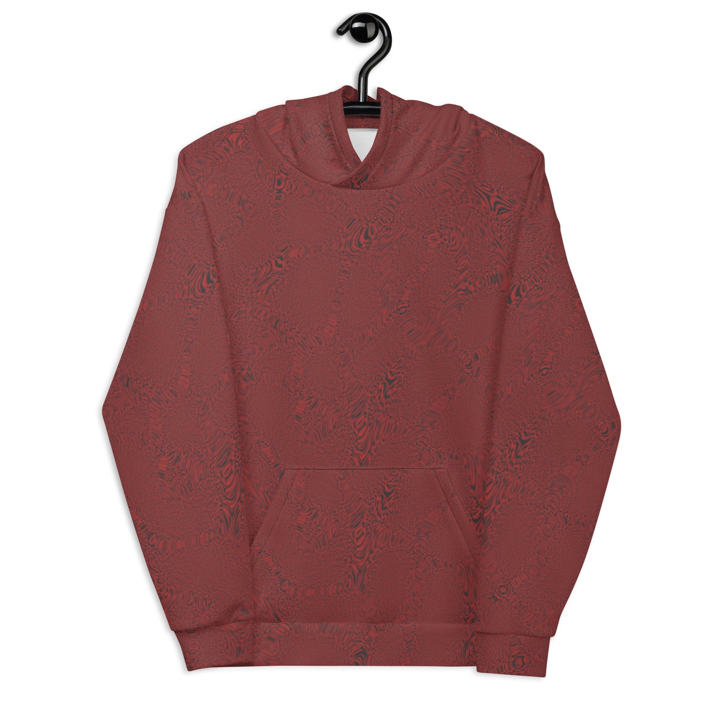 Dark Red Tiger Unisex Hoodie