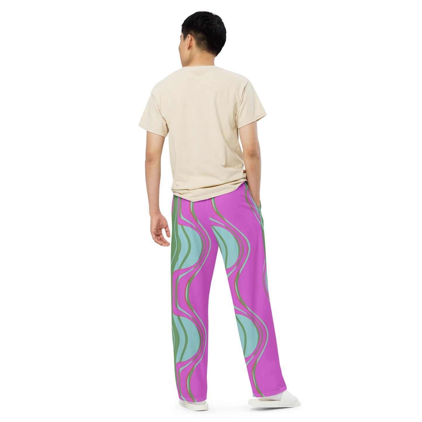 The Far Out Wave unisex wide-leg pants