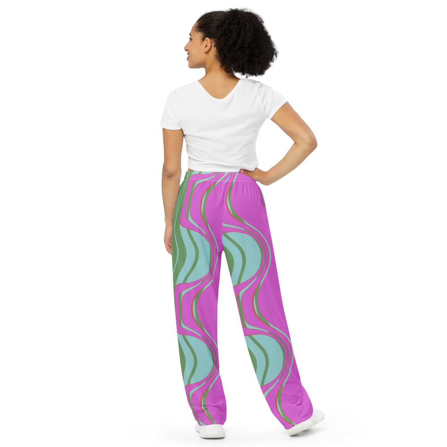 The Far Out Wave unisex wide-leg pants