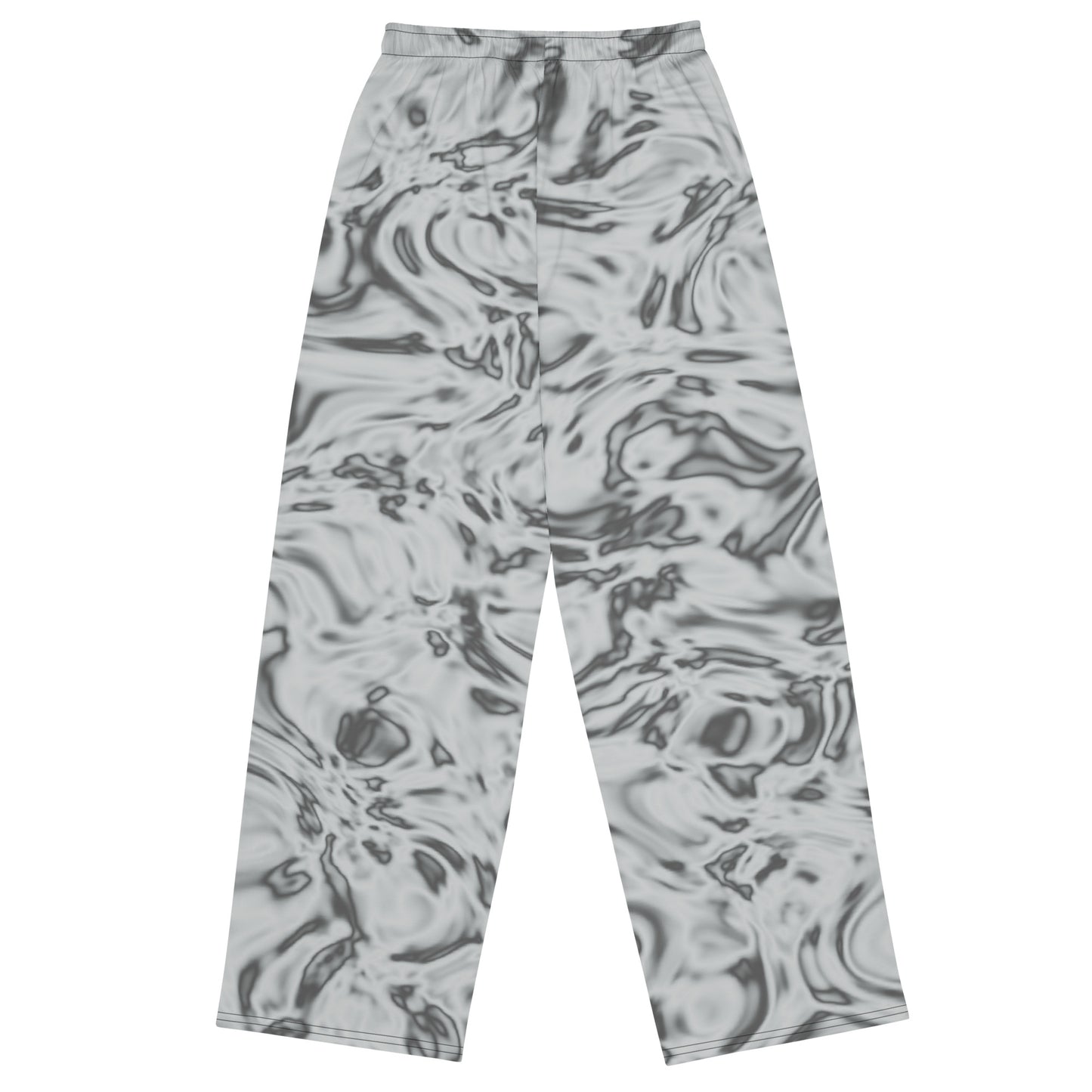 Rorschach White unisex wide-leg pants