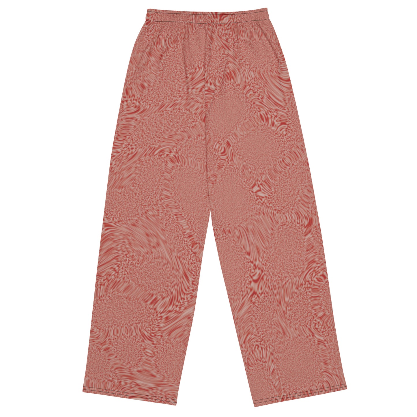 Light Red Tiger unisex wide-leg pants