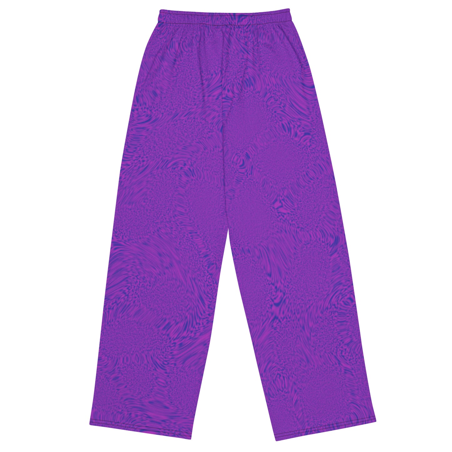 Light Purple Tiger unisex wide-leg pants