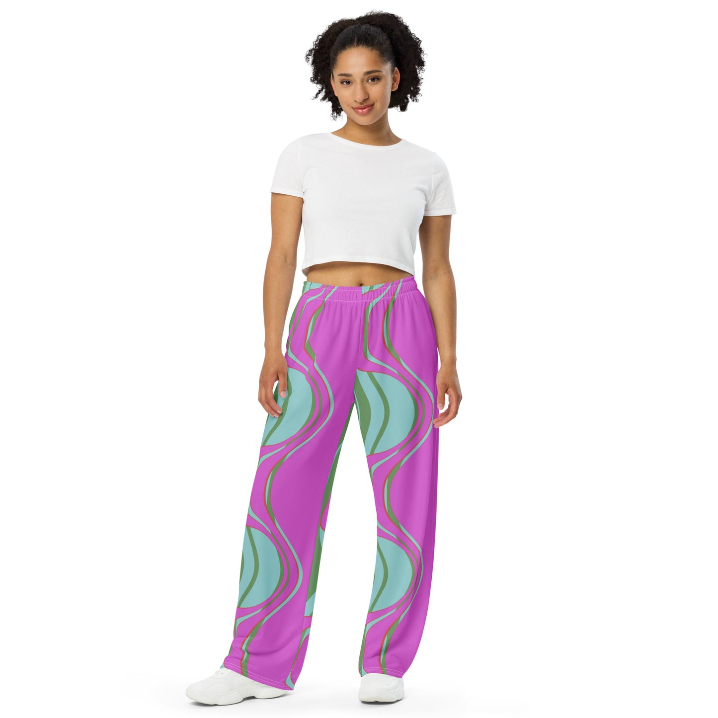 The Far Out Wave unisex wide-leg pants