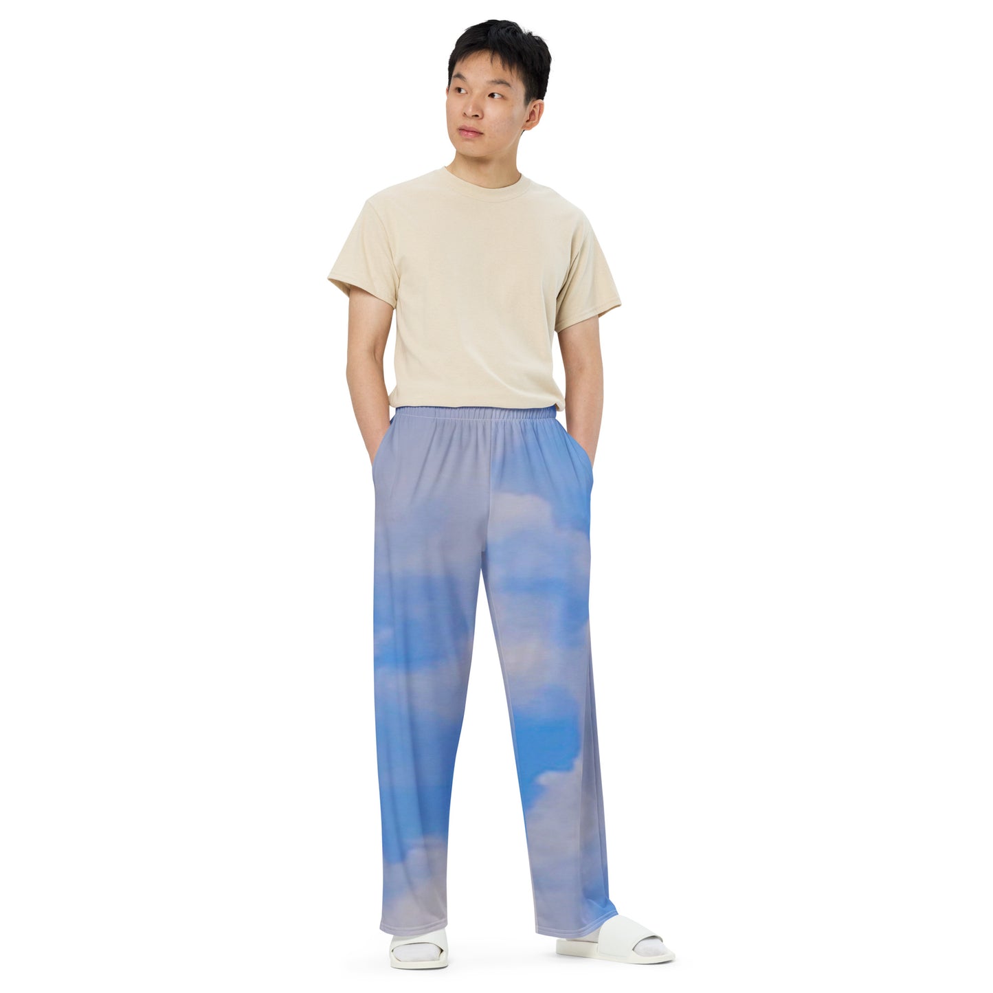 Cloudy Daze unisex wide-leg pants