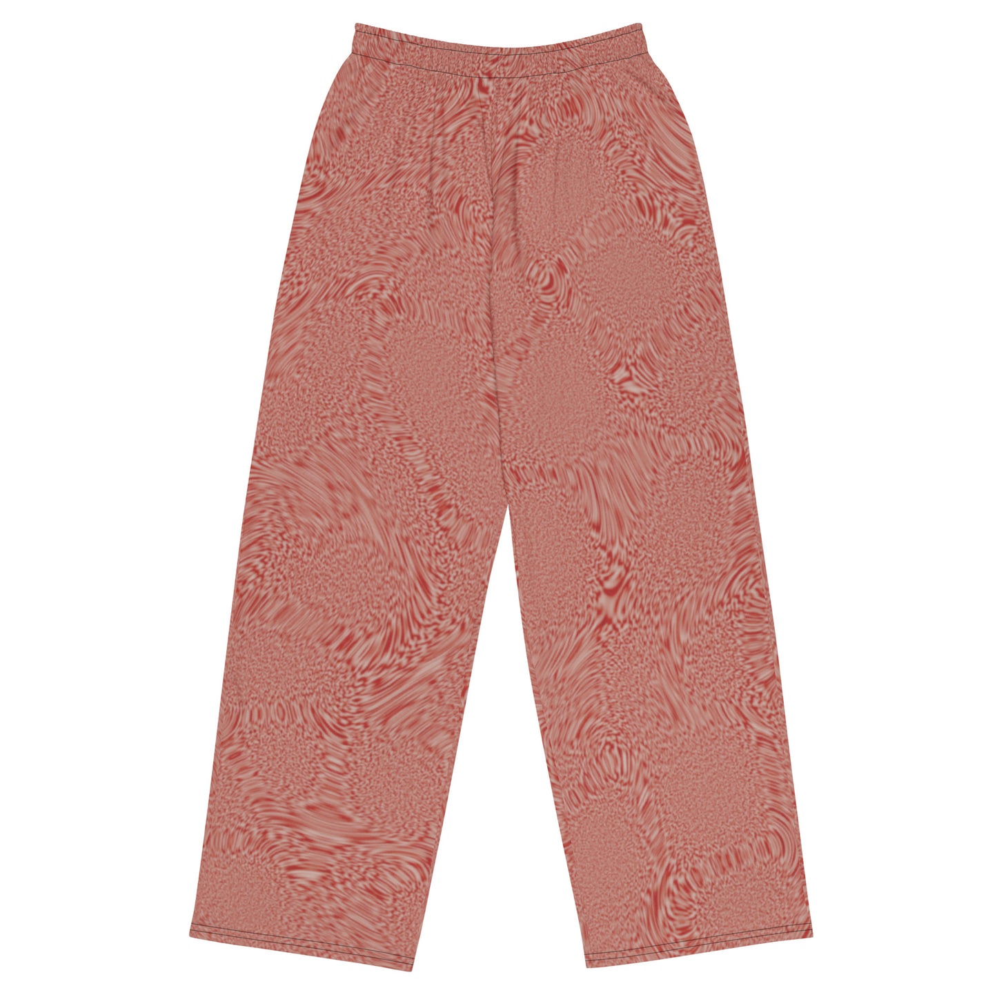 Light Red Tiger unisex wide-leg pants